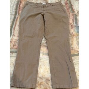 Taylor Stitch Men's The Democratic Foundation Pants Organic Khaki Flat Front 32